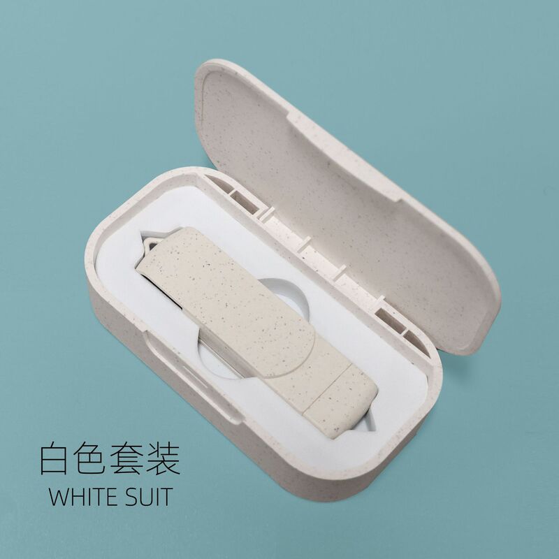 小麦わら分解性 USB フラッシュドライブツーインワン TYPE-C32g 携帯電話コンピュータ小麦わら USB フラッシュドライブ LOGO16g|undefined
