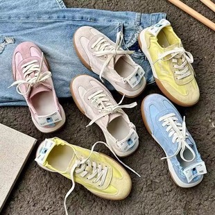 Net red dance training shoes 2024 spring new umbrella cloth breathable casual forrest gump shoes elastic sneaker women