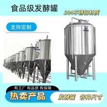 实力工厂 304食品级不锈钢发酵罐 精酿啤酒生产线发酵罐