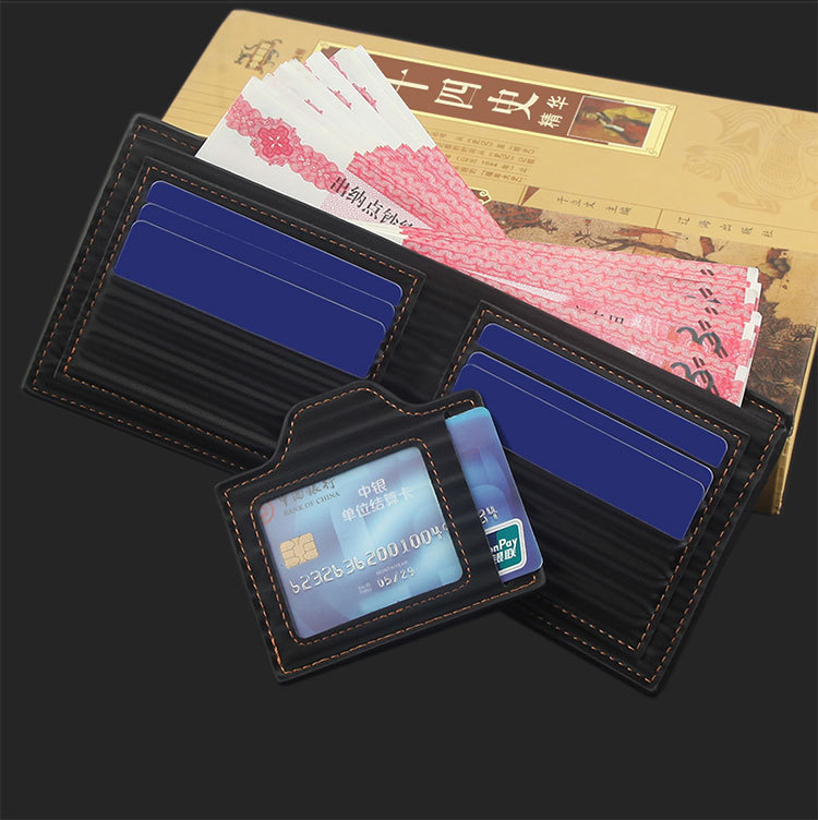 Men's 2021 New Multifunctional Short Business Thin Large Capacity Multi-card Slot Trendy Fashion Wallet display picture 12