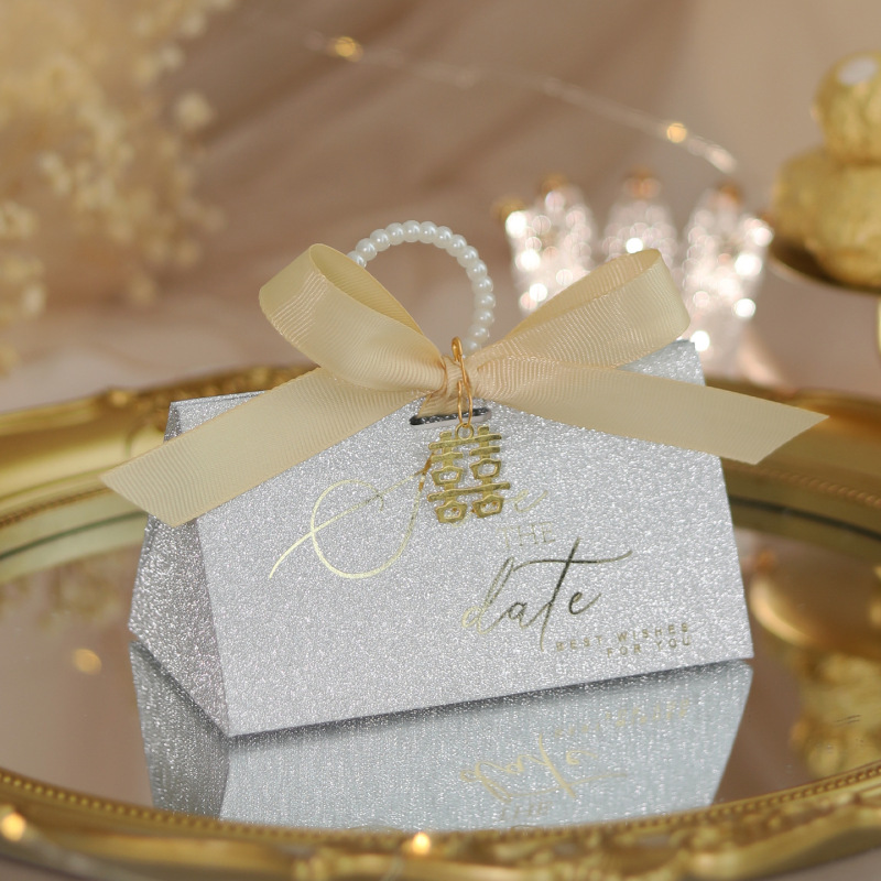 2025 新しいシュガーボックス結婚式のキャンディーボックスハイエンドの結婚式の婚約キャンディーボックスキャンディーバッグギフトボックス空箱|undefined