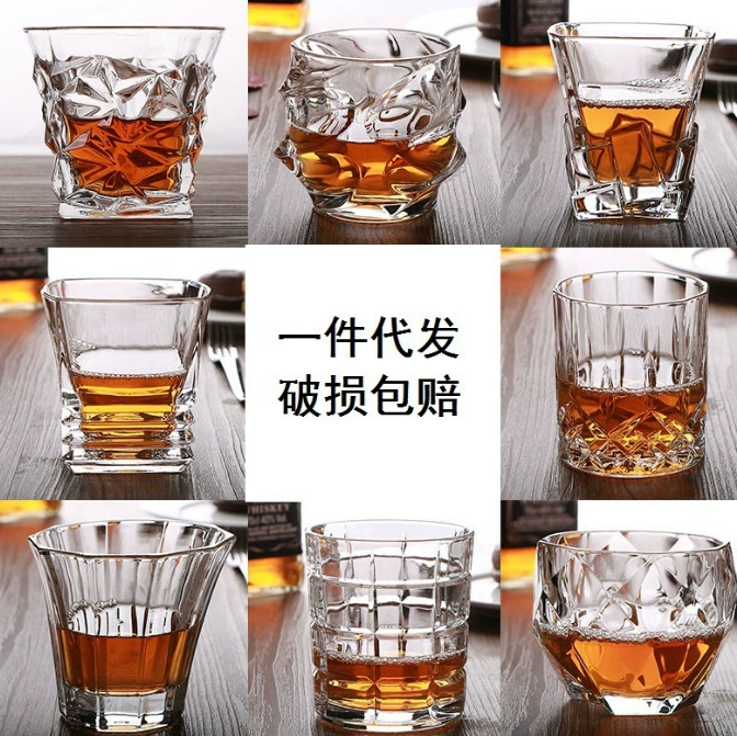 Виски бокалы для вина Домашние европейские хрустальные стеклянные бокалы для вина Creative ins Wind Восьмиугольный пивной бокал для бара