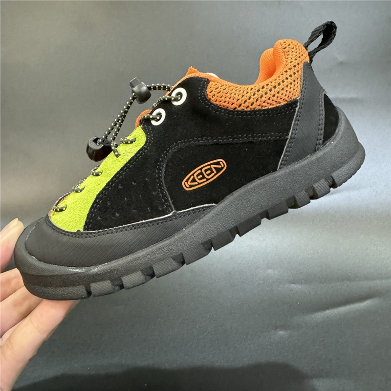 Putian KEEN second-generation children's suede outdoor hiking shoes, children's outdoor sports shoes, low-top