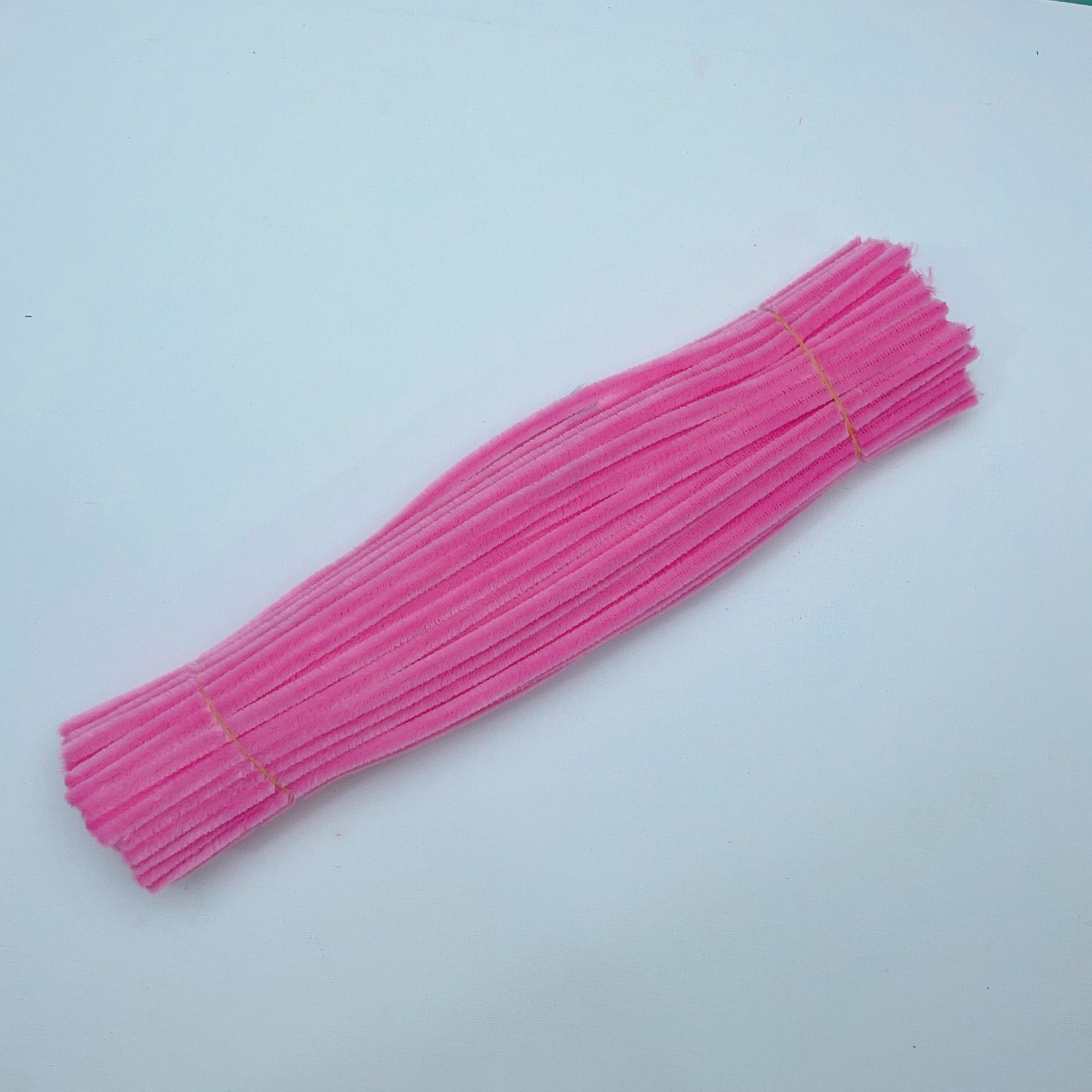 Twisted stick macaron color súper denso hecho a mano tiras de lana niños DIY juguetes educativos arte ramo paquete material al por mayor