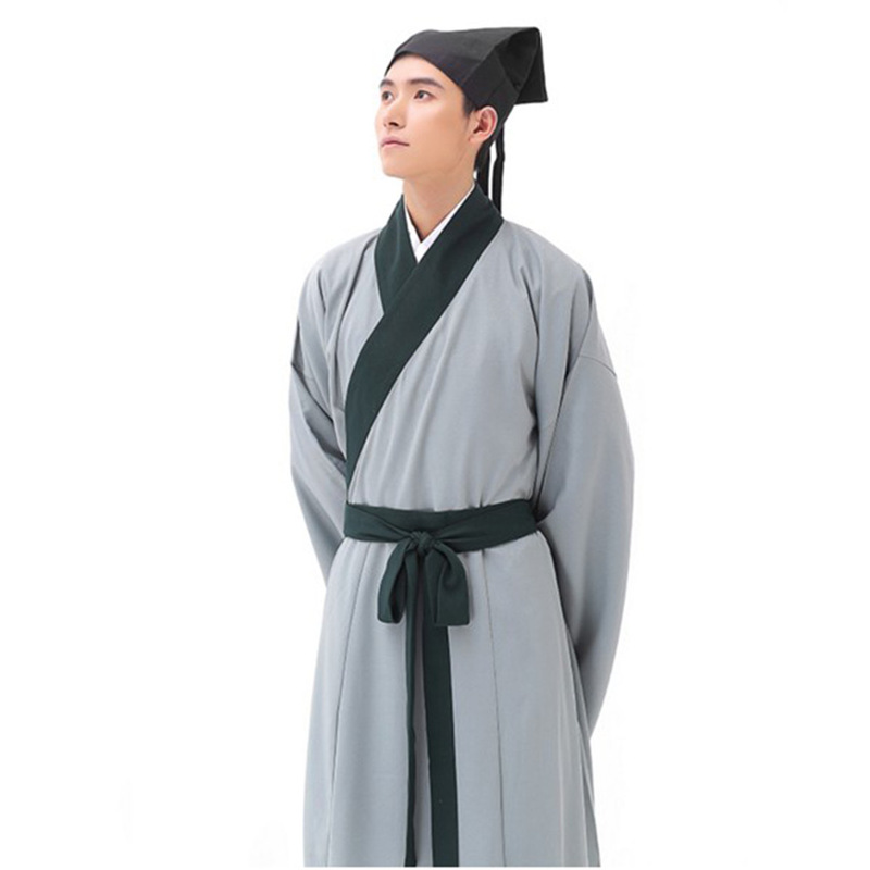 Ancient Costume for Male Song Dynasty Scholars, Scholars, and Gentlemen; Ancient Jiangnan Talents' Hanfu Long Gown; Costume for Film and Television Performances Ancient Costume for Male Song Dynasty Scholars, Scholars, and Gentlemen; Ancient Jiangnan Talents' Hanfu Long Gown; Costume for Film and Television Performances
