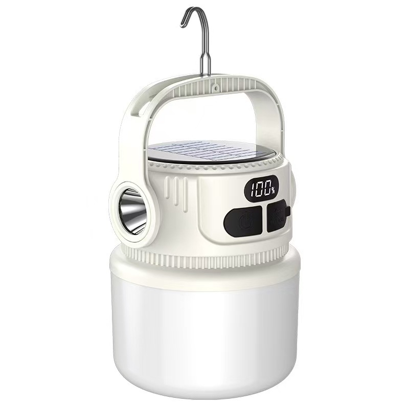 Camping Solar Carga al aire libre Luces de emergencia de batería de larga duración