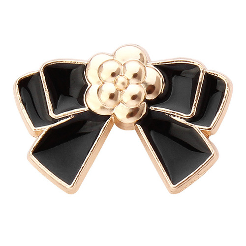 Butterfly knot button for women, high-quality metal, fashionable and exquisite, for shirts, blouses, sweaters, coats, versatile decorative buttons