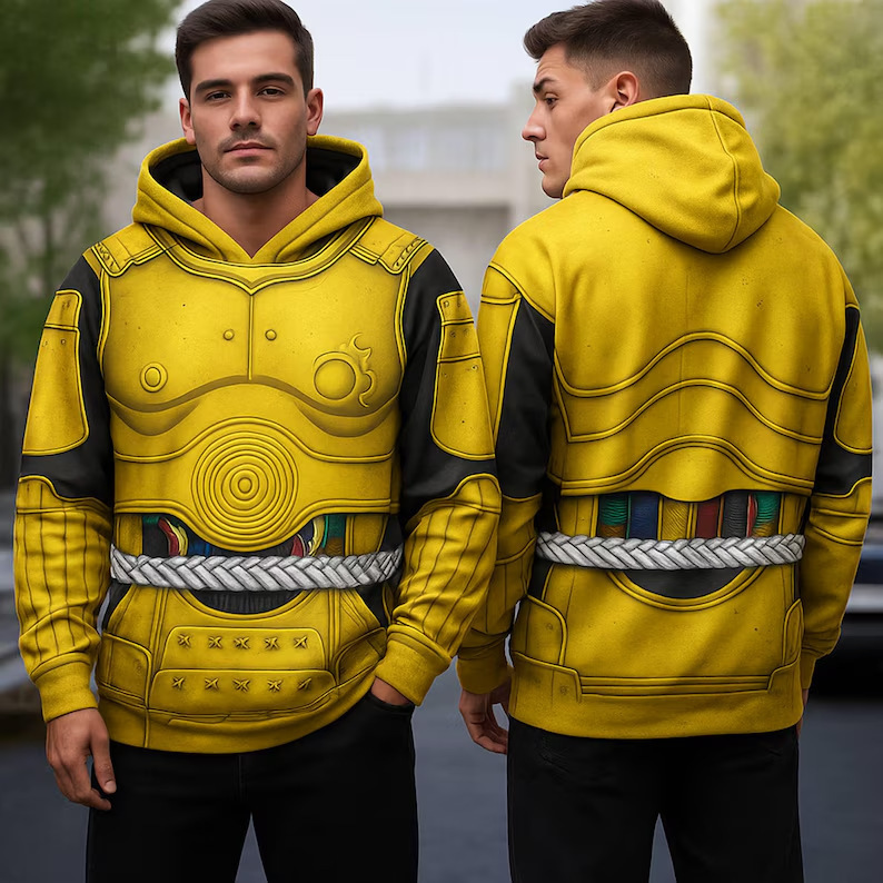 Halloween Star Wars Costume Cosplay 3D Hoodie Robot Costume Galaxy's Edge Halloween Star Wars Costume Cosplay 3D Hoodie Robot Costume Galaxy's Edge