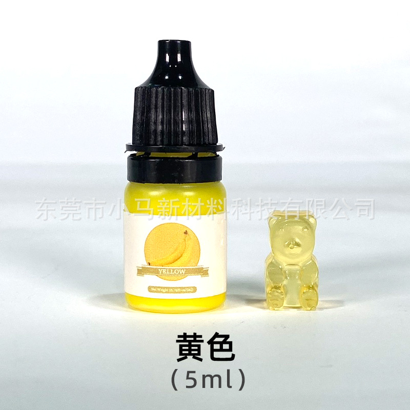 Pigmento Líquido para Resina Epoxi 24 Colores 5ml para Colorear Artesanías y Pegamento UV