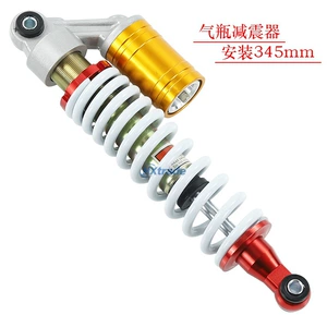 Off-road motorcycle ATV beach bike 345mm air cylinder shock absorber with built-in oil pressure and 9mm diameter spring shock absorber