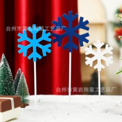 クロスボーダークリスマススノーフレークデスクトップ装飾クリスマス冬ウェルカムドアサイン装飾クリスマス木製写真小道具