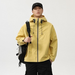 2024 New Style Jacket Men's Spring and Autumn Fashion Brand Hooded Slim-fit Short Workwear Jacket