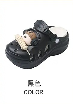 2025 nuevos zapatos con agujeros para mujer verano antideslizante y transpirable eva pisando mierda en la playa Baotou zapatos de jardín para mujer