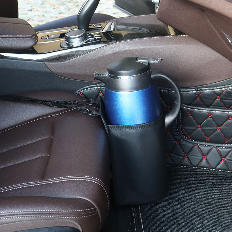 Car Water Cup Holder, Water Kettle Holder, Hanging Bag, Cup Holder, Car Insulated Water Kettle Artifact, Car Large Thermos Storage Bag