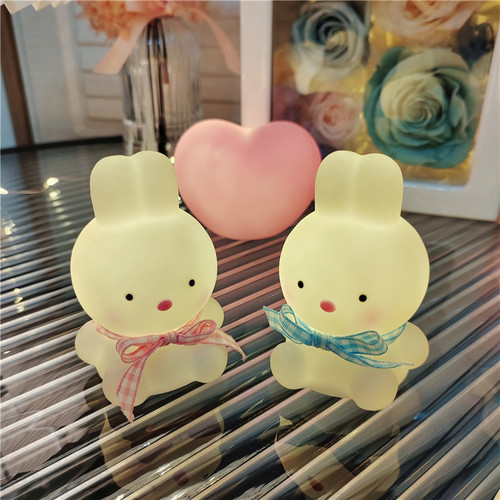 Cartoon ins creative led vinyl night light chick animal night market stall supply night market children's luminous toys
