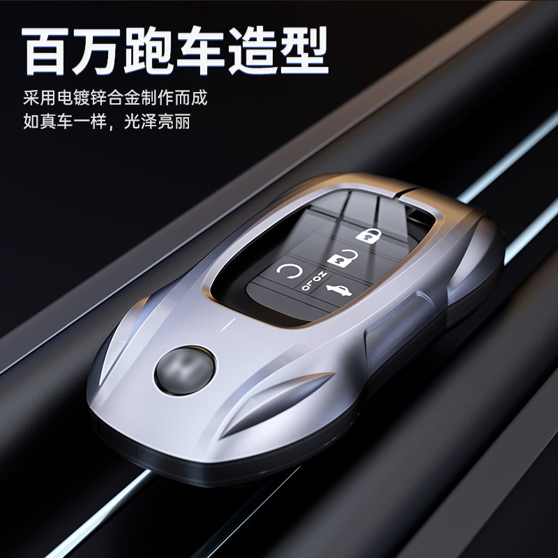 适用2024款本田CRV钥匙套十一代思域雅阁URV皓影冠道型格车壳包扣|undefined