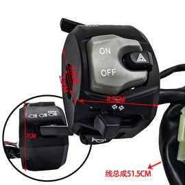 摩托车改装多功能开关把座开关东南亚GSX把座开关喇叭开关配件
