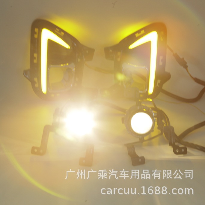 Aplicable a KIA Seltos 2018 - 21 lámpara diurna KIA SELTOS lámpara de niebla LED lámpara de viaje diurna