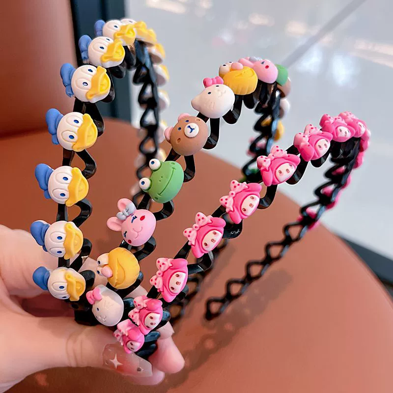 Ободок (Sanrio) детский мультяшный нескользящий аксессуар для волос, лёгкий, варианты персонажей