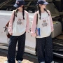 女童儿童新款撞色打底衫
