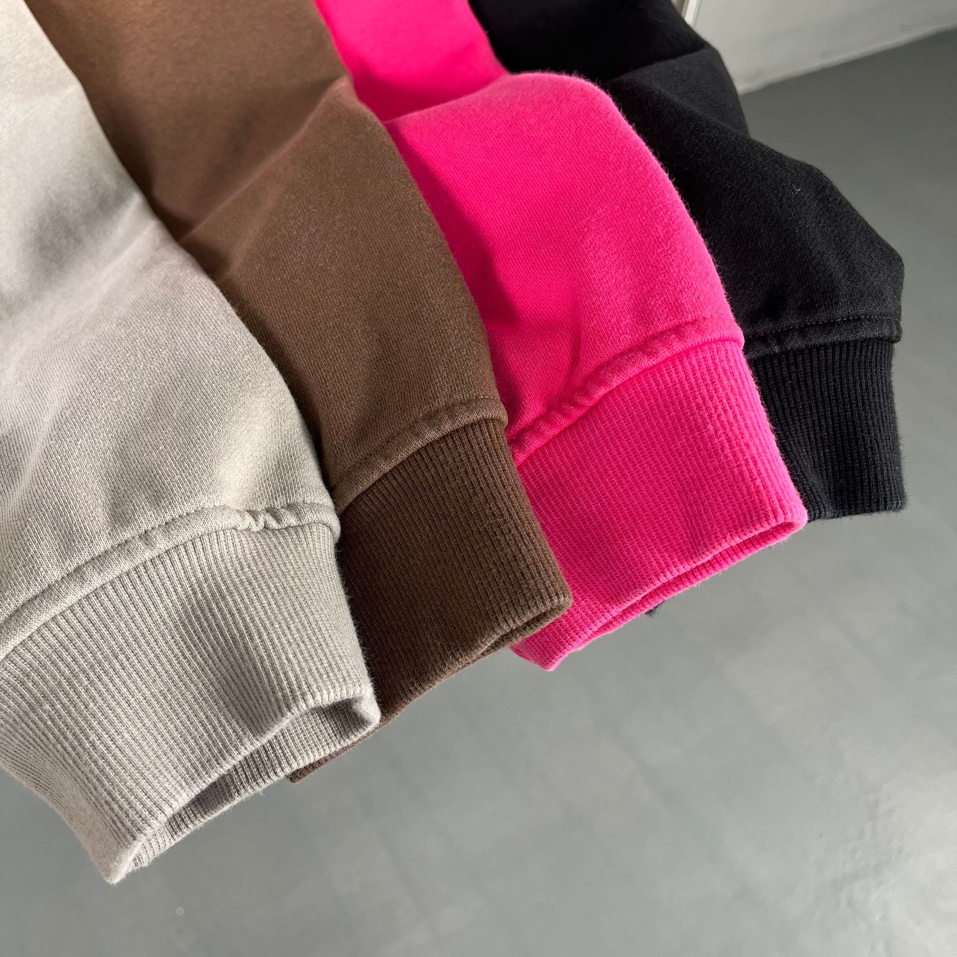 Men's Clothing high street washed old spray dyed white hooded rat bag zipper jacket oversize sweater hoodies_voghion.com