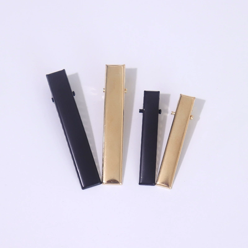 Утолщенные черные аксессуары для головных уборов ручной работы для электрофореза, аксессуары для волос, заколка с бантом, позолоченная заколка в виде утконоса, оптовая продажа