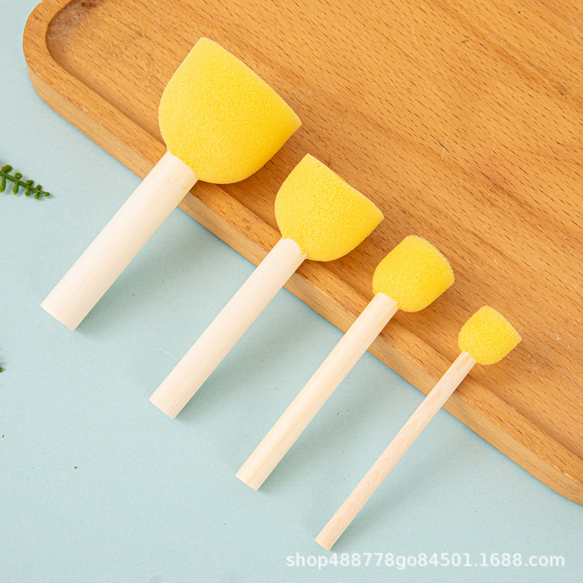 Fabricantes de pintura infantil al por mayor esponja pintura cepillo esponja sello cabeza de hongo EVA rodillo sello diy arte graffiti