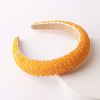 Retro South Korean headband, goods, sponge crystal from pearl, European style, Korean style