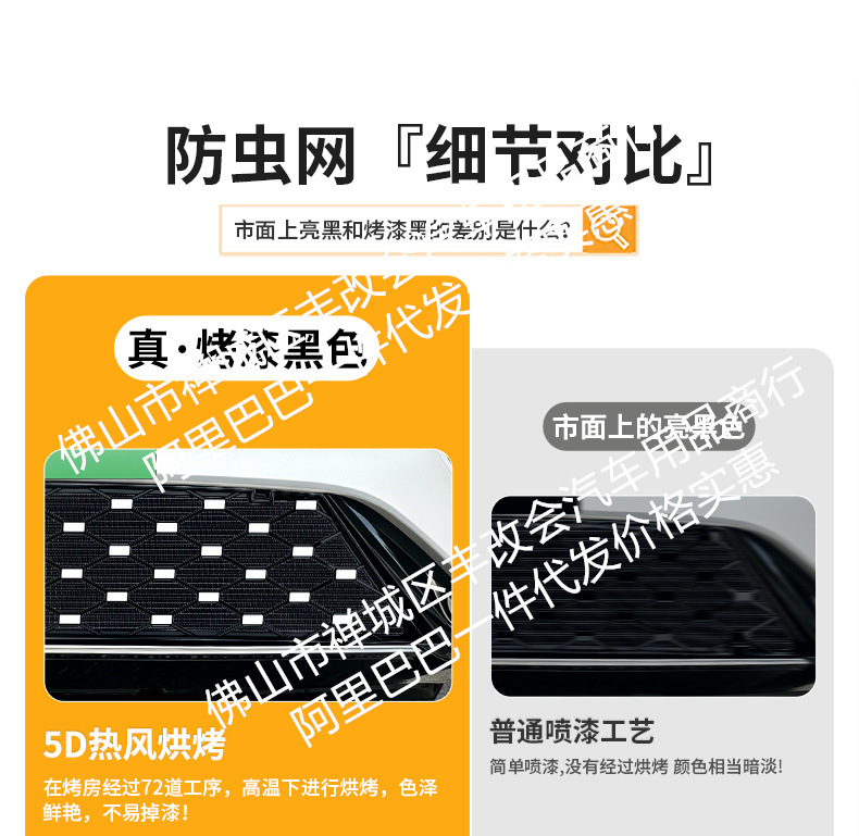 Suitable for BYD Seal 08, integrated welded car anti-insect net, front grille special modification decorative strip accessories