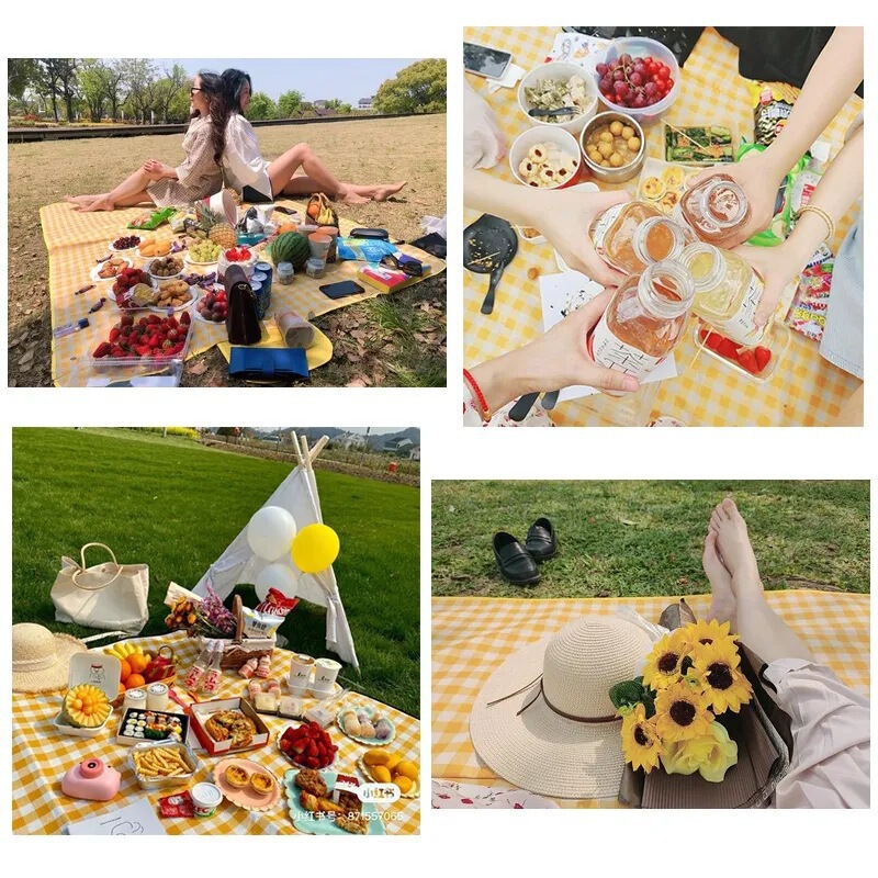 ピクニックマット防湿マット厚手アウトドアピクニックキャンプテント床マット春游クッション防水芝生マット折り畳み|undefined