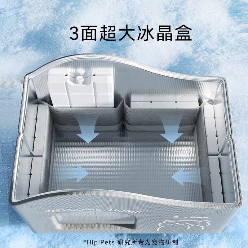 Gatos Refrescante de verano Refrescante de verano Casa con aire acondicionado para gatos Casa de hielo Refrescante para perros Casa de hielo para perros Accesorios para nidos para mascotas Caja de hielo