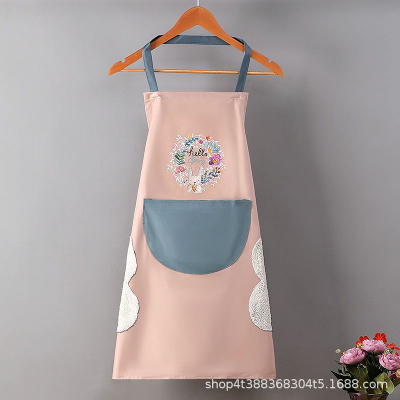 Zs delantal cocina hogar a prueba de aceite e impermeable estilo japonés coreano moda linda cocina cintura tareas del hogar trabajo de pareja