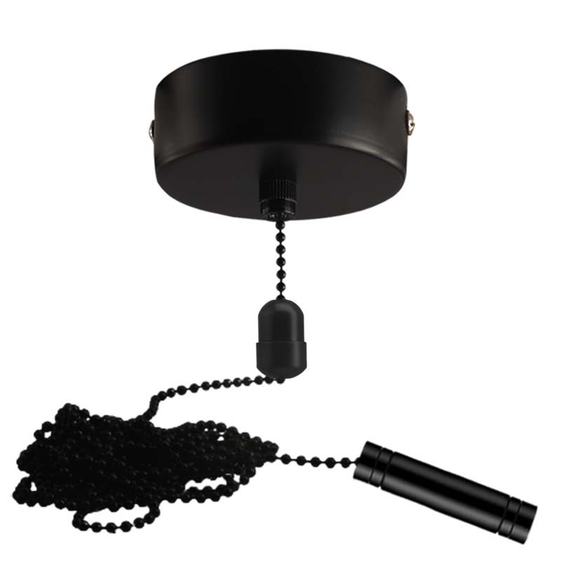 亚马逊跨境电商天花墙壁大圆柱拉线拉链拉绳老式开关灯饰灯具配件