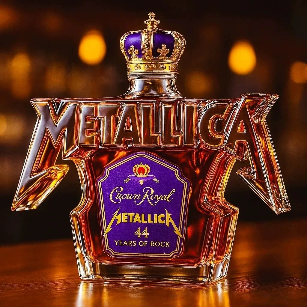 Новая трансграничная бутылка виски METALLICA «44 YEARS OFROCK» 44 года рок-музыки, ограниченная серия