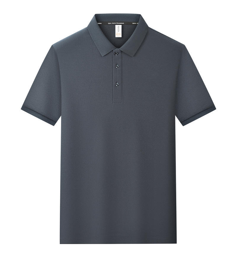 Suministro transfronterizo de comercio exterior para Europa y América, polos de gran tamaño para hombre, absorbentes del sudor, con logotipo impreso personalizado.