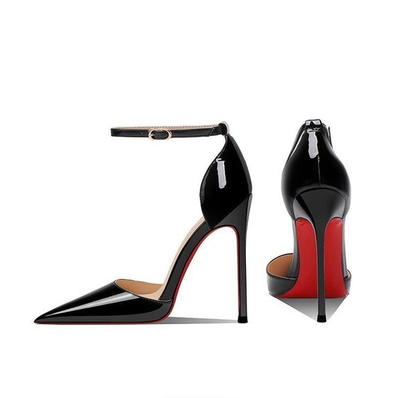 European and American Style Niche Single Shoes Women's 2023 New Pointed Shallow Mouth High Heels Women's Beautiful Royal Sister Style Elegant Shoes