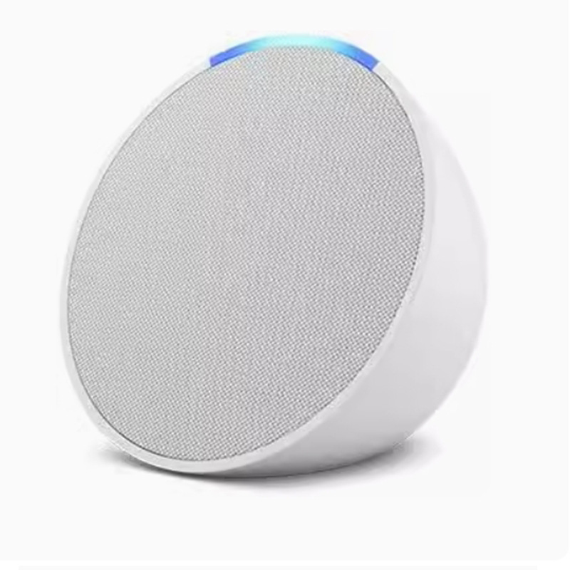 Purchasing the fifth generation Amazon echo pop Alexa smart speaker voice control speaker