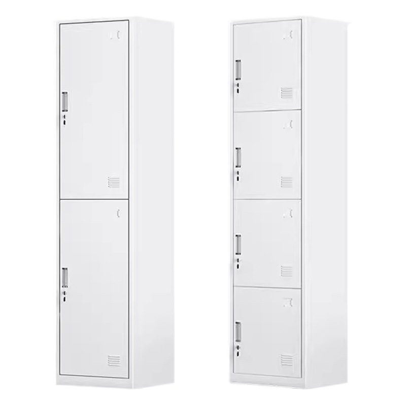 Armario de una sola puerta armario de hierro con cerradura personal Gabinete de acero brecha gabinete dormitorio simple oficina armario ropa de almacenamiento