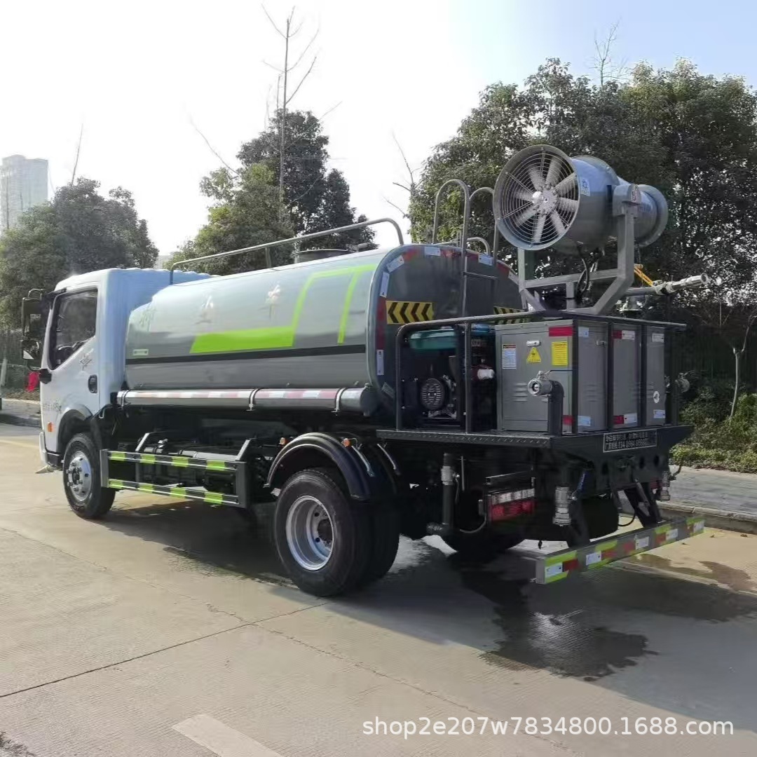 Sprinkler Truck Manufacturer Direct Supply: 10-Cubic-Meter Greenery Spraying and Mist Cannon Truck for Engineering and Municipal Use, Road Washing and Dust Suppression Truck