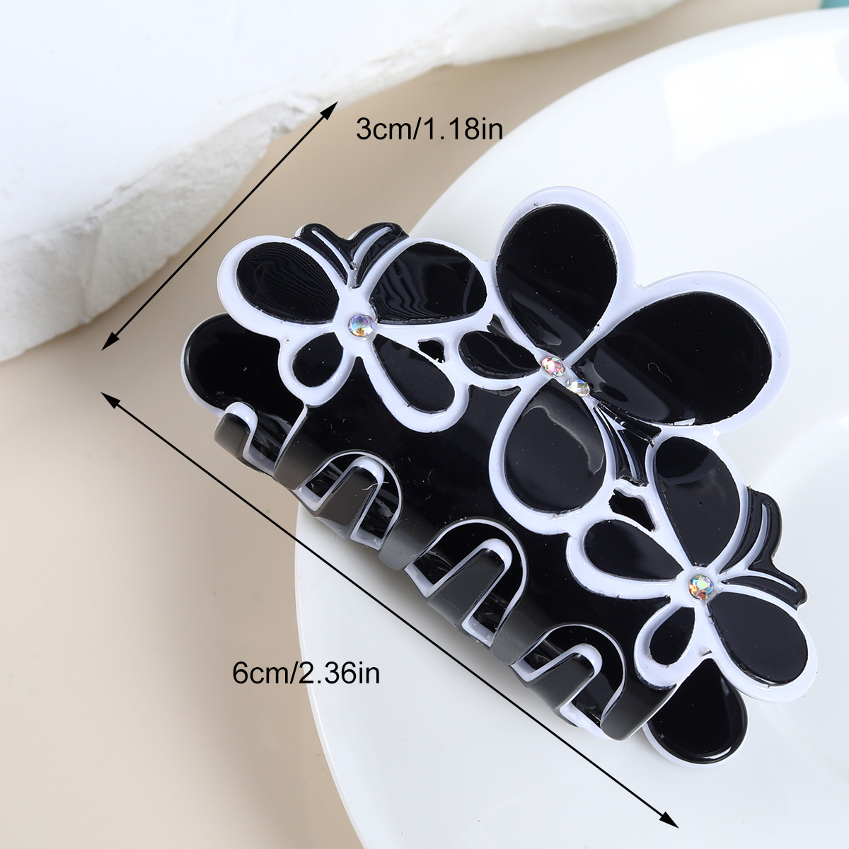 Women's Simple Style Butterfly Acetic Acid Sheets Hair Claws display picture 2