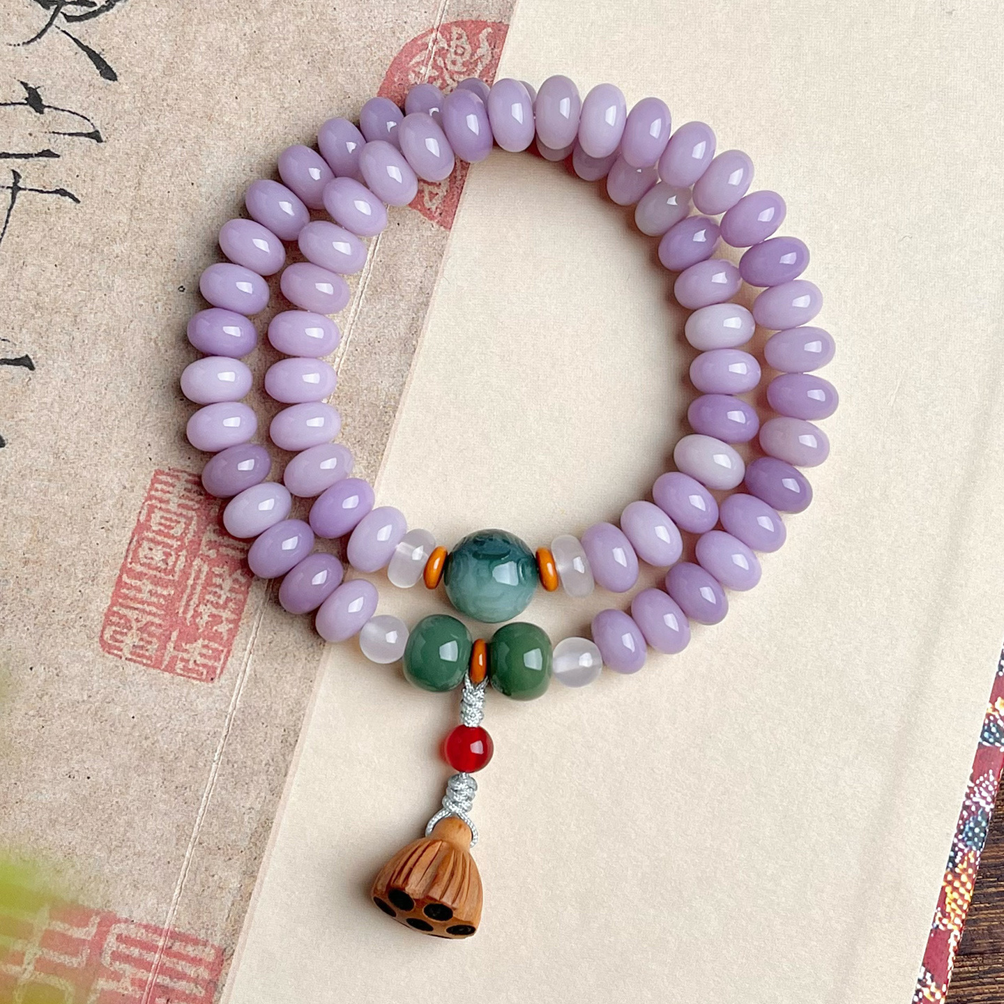 희박한 달 [주판구슬 이중원] 9*6mm