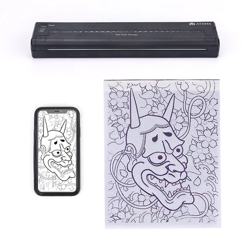 渊云 (Cross-border trading), small tattoo, handheld printer