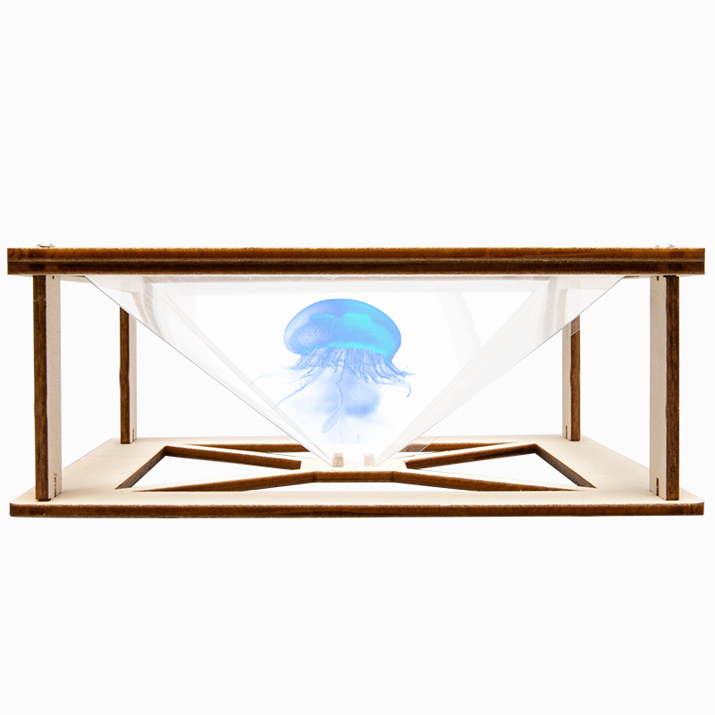 Experimento de ciencia para niños pequeña producción 3D proyección holográfica estudiante DIY tecnología invención diversión STEAM material didáctico al por mayor