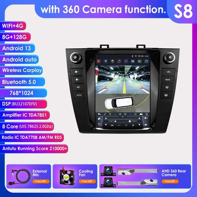 DVD Navigation, 15-19 Subaru Outback 9.7inch - with-360-camera-8128g-wifi4g-lte-version-7862-carplay-eight-core-97inch-suitable-for-15-18-subaru-outback