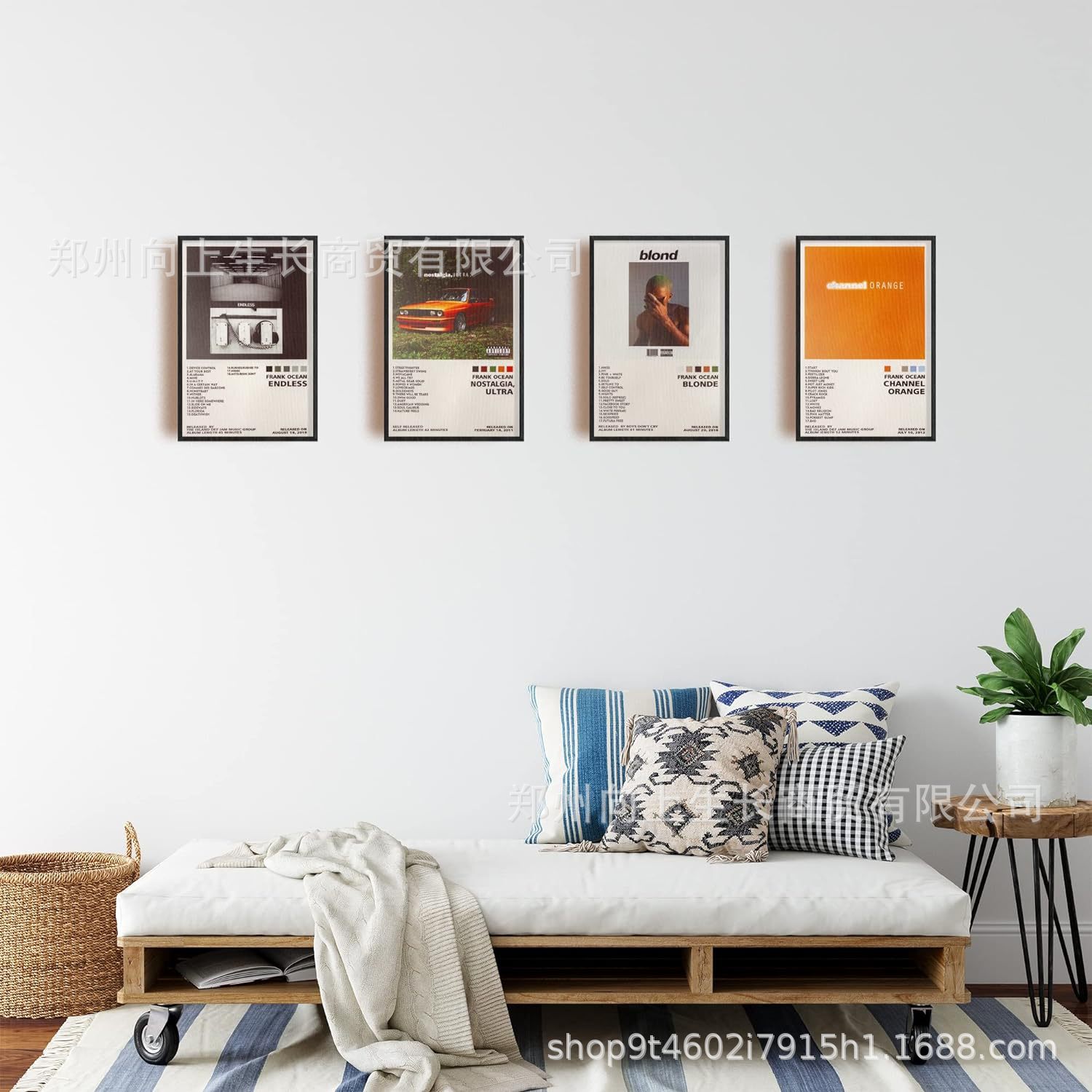 Amazon Cross-border New Arrival Art Painting Manlu Frank Ocean Poster Room Decorative Painting Painting Core Home