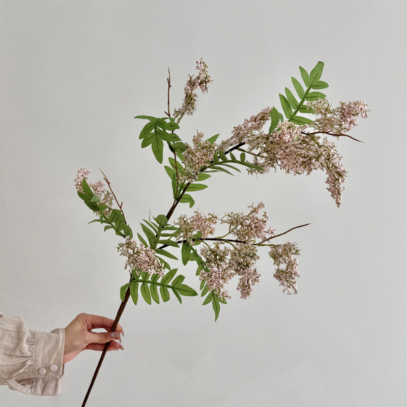 Flores de alta calidad, decoración de escritorio, decoración de flores falsas, lujo ligero, alto nivel, ramo de flores de comedor