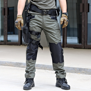 Factory Wholesale Ix6 Raider Tactical Pants Men's Summer Cargo Pants Outdoor Multi-Pocket Pants Tear-Resistant Camouflage Pants Loose