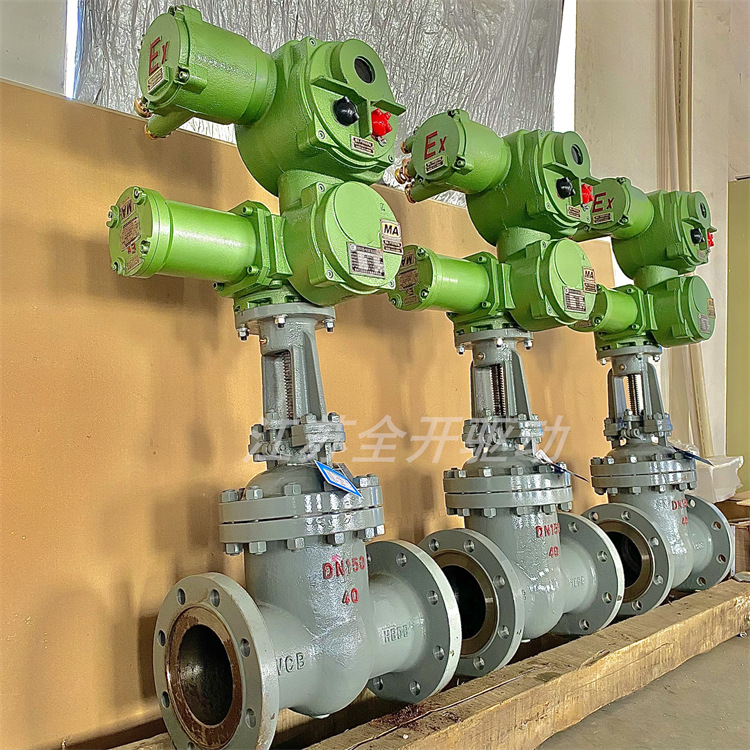 隔爆兼本安一体式电动闸阀ZJK941H-40C DN250带手轮操作可远控