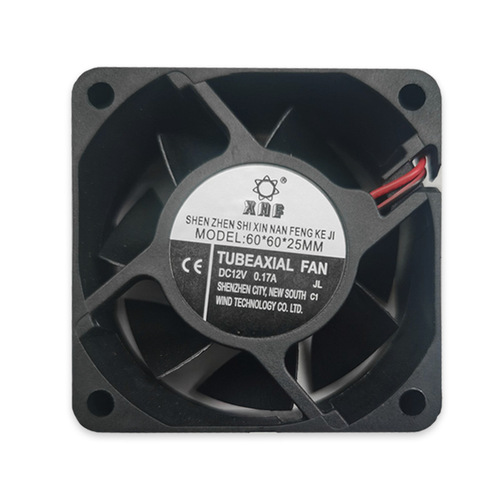 Factory-direct high-quality and low-price 6025 DC 24V fan with lockout and reverse polarity protection, DC brushless, heat dissipation.