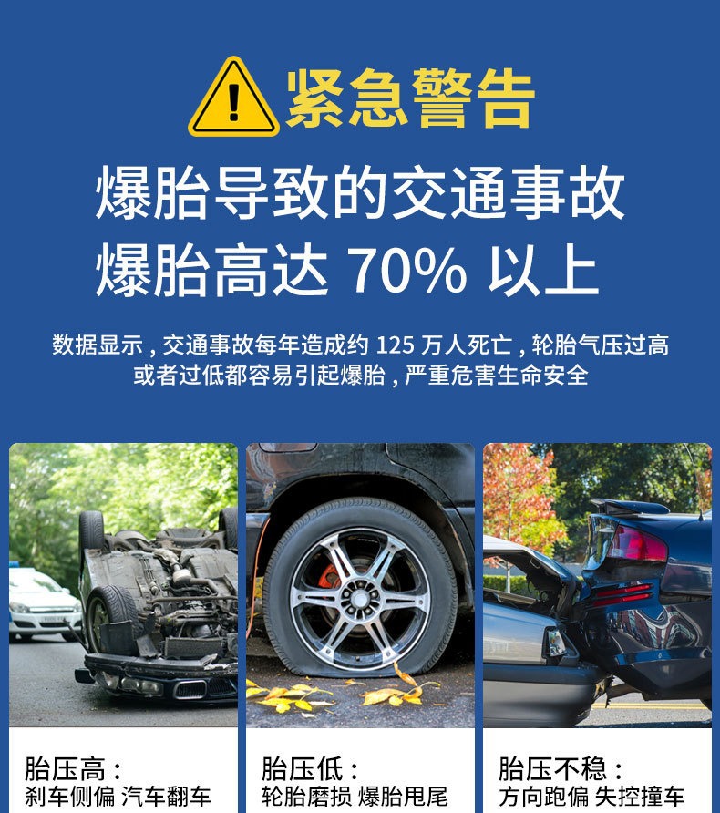 Wireless Car Air Pump, Portable Air Pump for Cars, Electric High-Pressure Tire Inflator for Cars, Inflator
